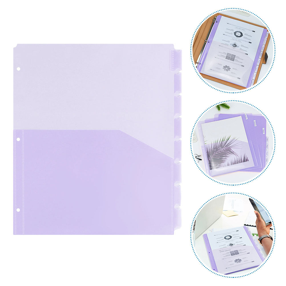 Tab Divider A4 - 2 Set di Divisori in Plastica