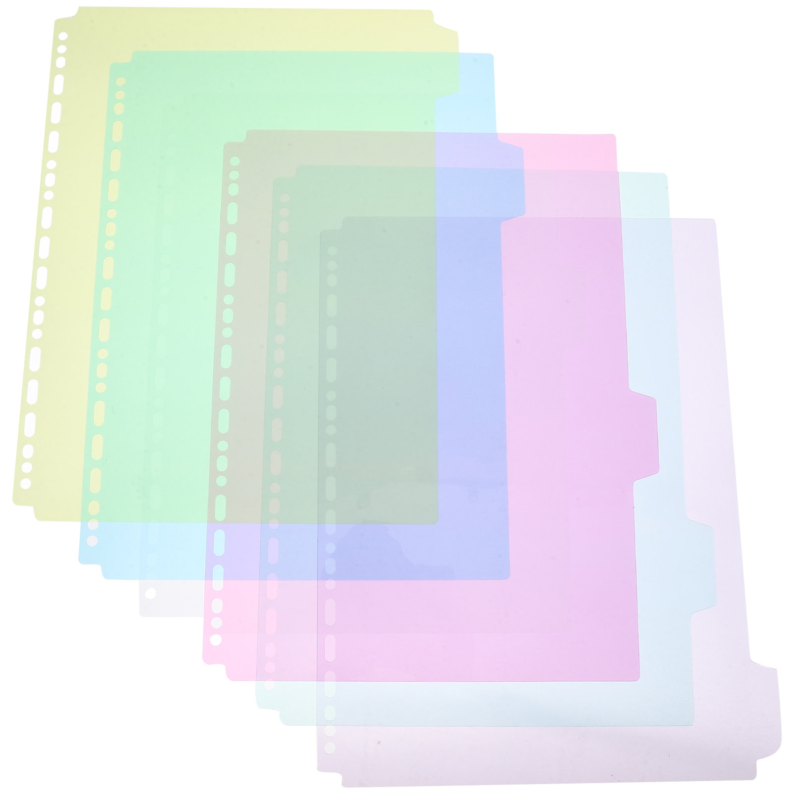 Tab Divider A4 - 6 divisori in plastica con linguette