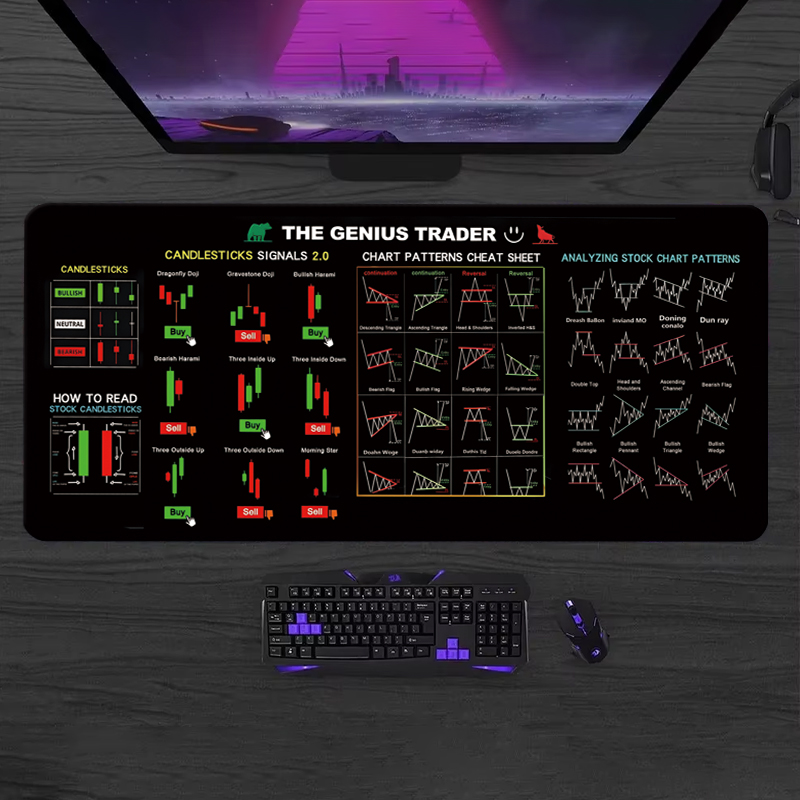 EXCO Stock Market Trader Tappe - Leather Desk Pad recensione e prezzo