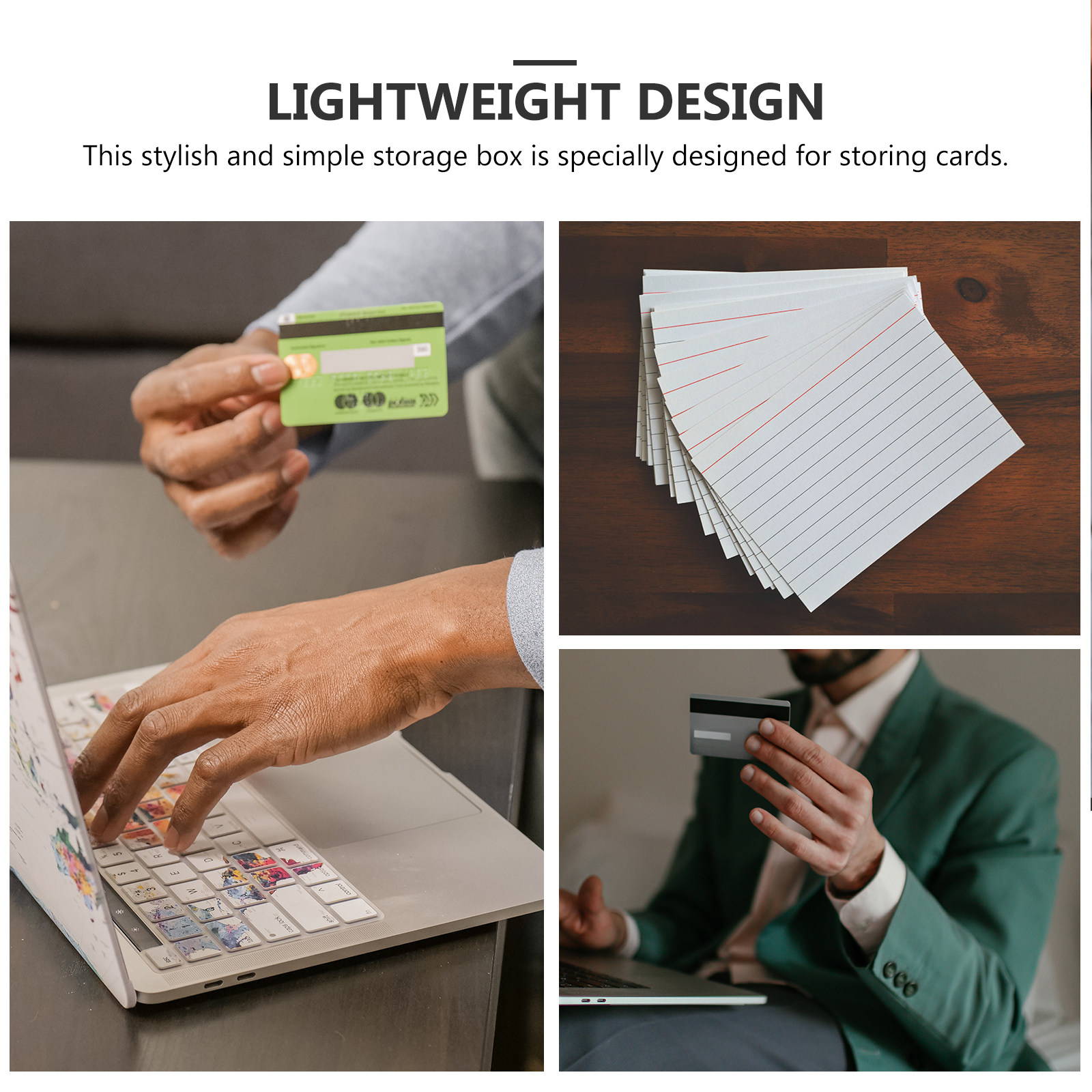 4 Pezzi Porta Carte di Indiciz - Card Index Box recensione e prezzo