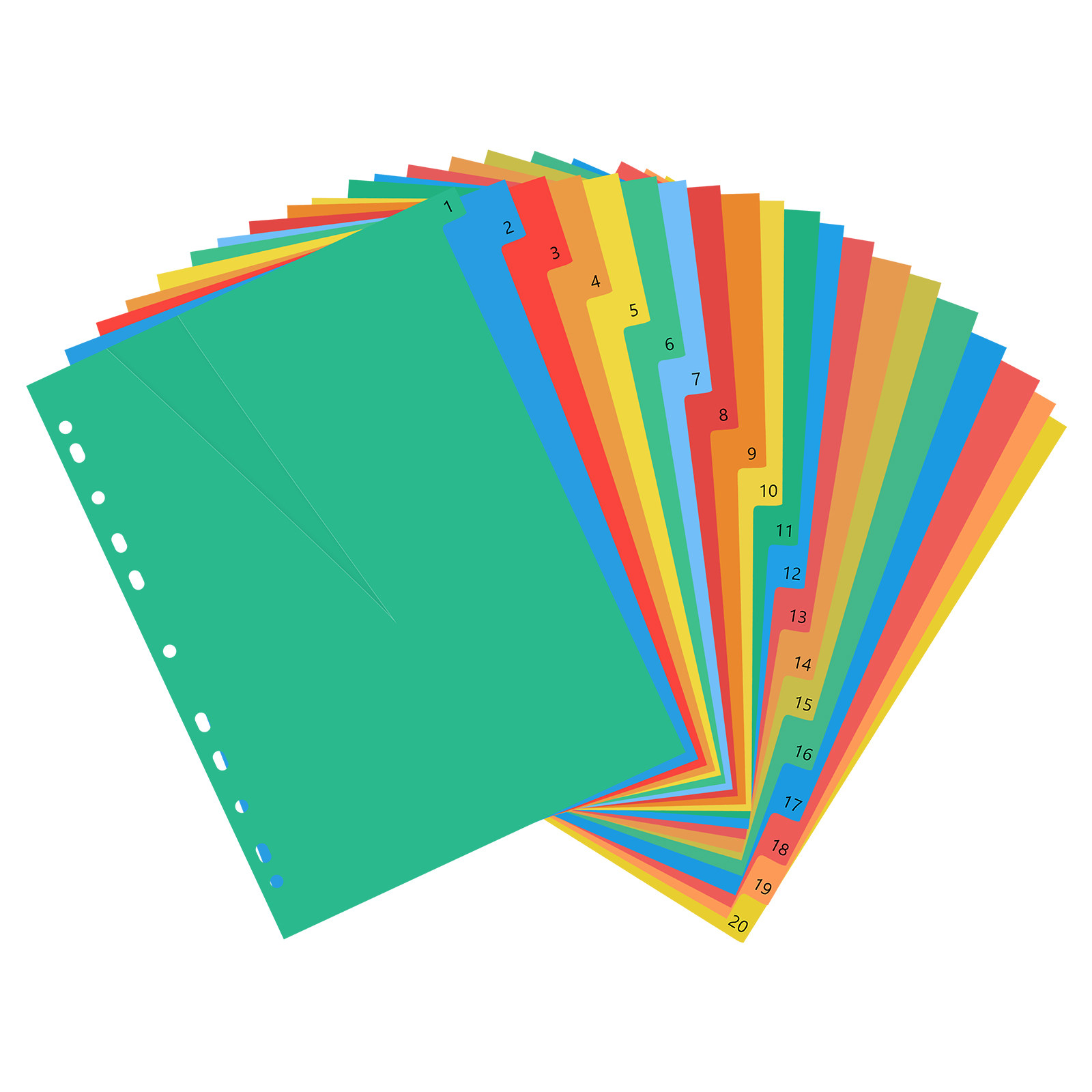 20 Divisori in Plastica Codifi - Tab Divider A4 recensione e prezzo