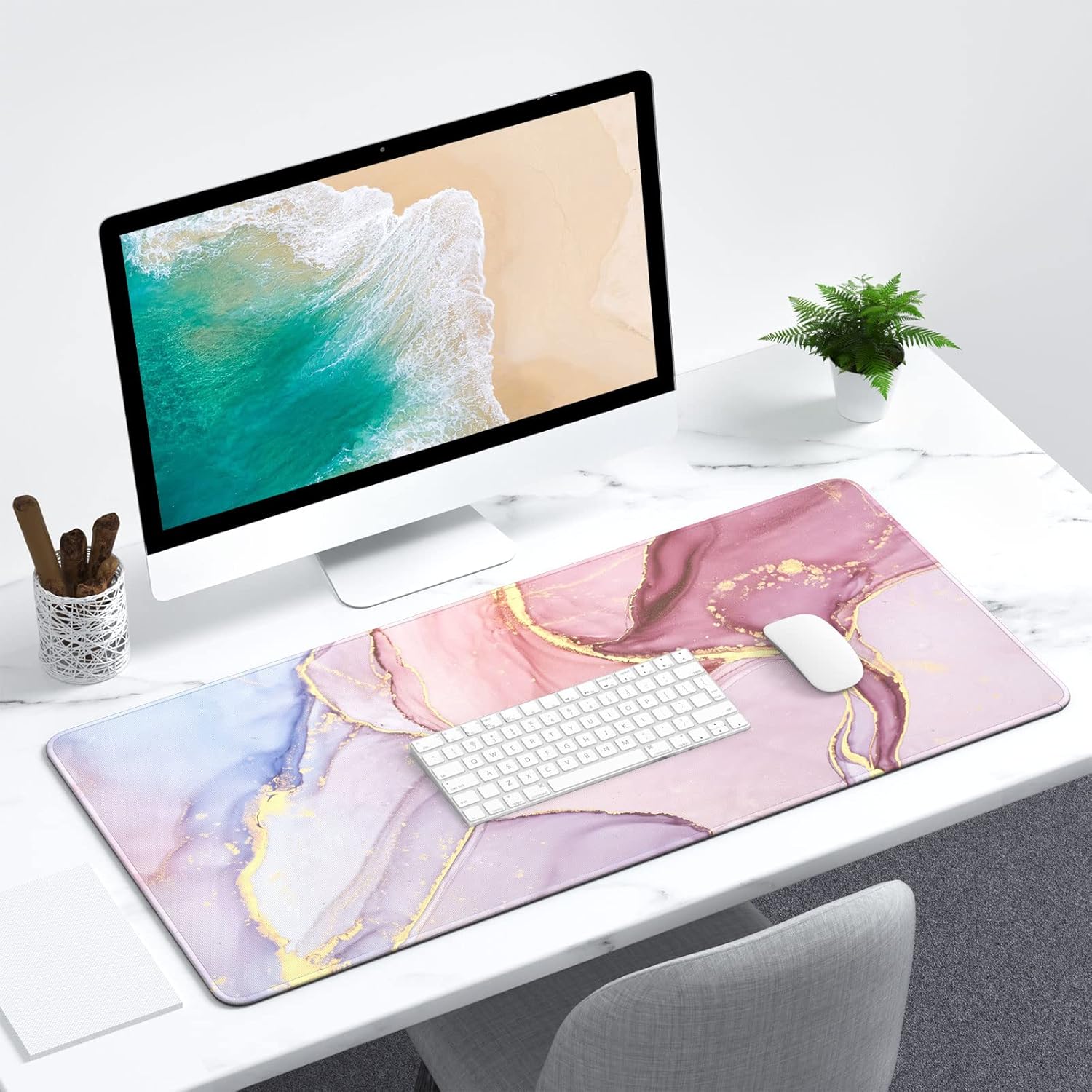 Tappetino per mouse grande, gr - Leather Desk Pad recensione e prezzo